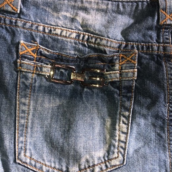 Dolce and gabbana skirt jean denim silver accent - Picture 8 of 16